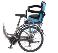 Asiento infantil para bicicleta de montaña con pedal y barra de seguridad, para bicicleta de montaña, bicicleta de ciudad, plegable, para bicicleta de montaña hasta 30 kg, de 8 meses a 6 años