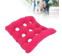 Asiento Inflable De Aire, Cojín Inflable Flocado Engrosado Cojín Anti Decúbito Cojín De Asiento De Aire Transpirable Para Oficina De Coche Silla De Ruedas Hombre Mayor(rosa)