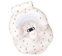 Asiento inflable de AirSwim mejorado para bebés de 3 meses en adelante, silla inflable para bebé con arnés de 3 puntos, silla de verano para niños pequeños para sentarse, sofá portátil para piso