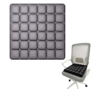 Asiento Inflable de cojín de Viaje, presione Asiento de Silla Inflable, Almohadilla de Comodidad portátil de Celdas de Aire 3D para Trabajo Remoto, Oficina, Silla de Ruedas, automóviles, Vivienda