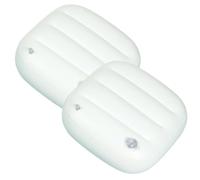Asiento Inflable para bañera de hidromasaje, 2 Asientos elevadores con cojín para bañera, Almohadilla elevadora ergonómica para SPA a Prueba de Desgaste con firmeza Ajustable, Color Blanco