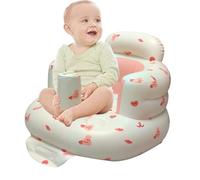 Asiento inflable para bebé, silla Sit Me Up, asiento portátil para baño, silla de baby shower, silla de suelo, silla de aire de verano, diseño de conejo lindo, asiento inflable para bebés de 3 meses