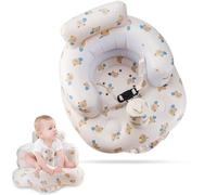 Asiento inflable para bebés de 3 a 36 meses, asiento de apoyo infantil a prueba de caídas, asiento inflable con bomba de aire integrada y soporte de espalda, asientos de bebé para aprender a sentarse,