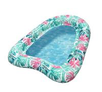 Asiento Inflable Resistente de la Tumbona del Agua del Flotador de la Piscina con la Red de Secado rápido y patrón Llamativo Agua Vibrante