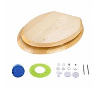 Asiento Inodoro con Tapa Universal | Resistente, Asiento Inodoro en Forma V, para Reemplazo