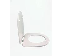 Asiento Jacob Delafon - Altair E6374 - Asiento con tapa bisagra cromada. Color blanco