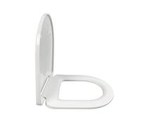 Asiento Jacob Delafon - Serenity E22864-00 / Thermodur extra-plano de descenso progresivo y desmontable, con bisagras metálicas inoxidables. Compatible con inodoros Serenity. Color blanco.