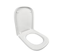 Asiento Jacod Delafon - Struktura E4272 - Compacto Thermodur, bisagras metálicas. Compatible con inodoros de la colección Struktura. Color blanco.