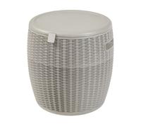 Asiento nevera avetrana 44xø40 cm - marrón claro [casa.pro]