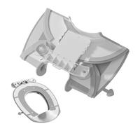 Asiento Orinal De Viaje Antideslizante Plegable Portátil Con Ventosas