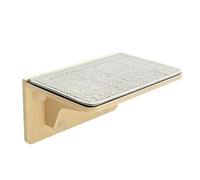 Asiento para apoyar a los animales de madera con - ventana para gatos, ventana para trepar a los gatos trespoli para apartamento, granja, salón, dormitorio, ático | Ama