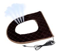 Asiento para asiento con temporizador, Plug In Design | Heated Toilet Seat Cover,5-Level Adjustable Heater Pad for Cold Weather Morning Elderly Care Bathroom Apartment Hotel Room