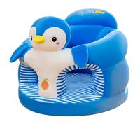 Asiento para bebé, silla para bebé Sit Me Up, lindo diseño de pingüino, asiento para el piso Sit Me Up para un cómodo de felpa, extraíble y lavable para el hogar o viaje, silla