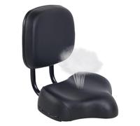 Asiento para bicicleta con respaldo - Cómodo de ciclismo, sillín multiusos amortiguador, soporte ergonómico para la actualización del acolchado amplio | Accesorio para la conducción al aire libre