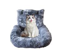 Asiento para el automóvil para perros, asiento para el automóvil mascota,Asiento de refuerzo de perro suave | Suministros de mascotas acolchados transpirables, a prueba de mascotas y lavables a máquin