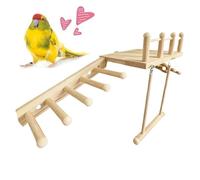 Asiento para Loros, Escalera y, Juguete de Movimiento - Perchas para Loros para pájaros Grandes | para la prevención del aburrimiento y la estimulación Mental en periquitos, pinzones y Estar