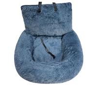 Asiento para Perros Cama de Perros pequeña y borrosa con Correas 24x24 Pulgadas extraíbles y fáciles de Limpiar Protege de la Tierra, para Mascotas Grandes, Cama