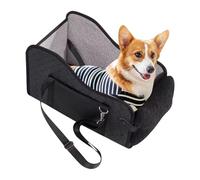 Asiento para Perros para Consola Central | Transportín para Perros hasta 6.4 Kg | Funda Acolchada Plegable Portátil para Coche Caminito Exterior Interior Picnic