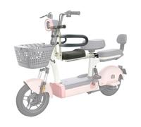 Asiento para scooter eléctrico, asiento para scooter, plegable, sistema de asiento, acero al carbono, desmontable, para niñas, niños, color gris
