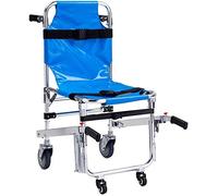 Asiento pedal Emergencia 4 Ruedas Ambulancia Bomberos Evacuación Asiento de transporte médico con correas para pacientes, 350 lbs de capacidad, 36″ x 21″ x 28″