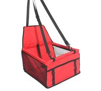 Asiento Perro Coche, Cama Perro Coche Bolsa Colgante con cojín for Asiento de Coche de Viaje for Gatos pequeños y medianos, Accesorios for jaulas.(Red)