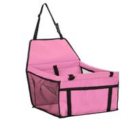 Asiento Perro Coche, Cama Perro Coche Bolsa Impermeable for Asiento, Cesta de Transporte Segura for Gatos, Cachorros, Coche, Productos for Mascotas(Pink)