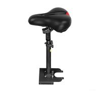 Asiento plegable que absorbe los golpes para Xiaomi para scooter eléctrico Mi Pro Pro2, sillín de actualización cómodo de aleación de aluminio con diseño ergonómico para paseos largos, negro