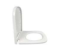 Asiento Thermodur con bisagras metálicas. Compatible con inodoros de la colección Vox y Struktura. Color blanco.