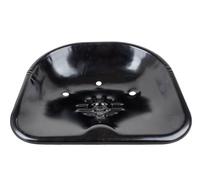 Asiento tractor Ama Fijo: Asiento de chapa pintada en negro, Compatible con diferentes modelos y marcas, Tacos M12, Made in Italy