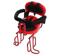 Asiento trasero para bicicleta infantil, asiento de bicicleta para niños con barandilla en forma de U, respaldo y reposapiés, asiento de bicicleta desmontable para niños de 6 meses a 6 años, adecuado
