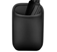 Asiento trasero, portavasos, bolsa de almacenamiento, material de poliuretano a prueba de derrames, diseño resistente al desgaste, organización interior del coche, ajuste general, 85 g, negro,
