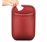 Asiento trasero, portavasos, bolsa de almacenamiento, material de poliuretano a prueba de derrames, diseño resistente al desgaste, organización interior del coche, ajuste general, 85 g, negro,