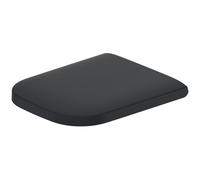 Asiento WC Duravit Happy D.2 sin bisagras SoftClose de acero inoxidable, sin mecanismo de cierre suave, 0064511300, Color: Color interior antracita mate, color exterior antracita mate