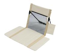 Asientos de estadio con soporte trasero - estera plegable para acampada, cojín de silla al aire libre portátil, cómodo asiento plegable con respaldo para césped de viaje de pesca en la playa 40,5 c