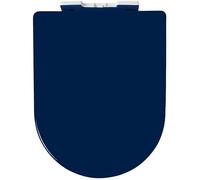 Asientos de inodoro coloridos en forma de U/D con bisagras de fijación superior ajustables, liberación rápida para una fácil limpieza, tapas de polipropileno de 17.5 x 14.2 pulgadas, moderna