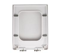 Asientos de inodoro multifuncionales, cierre silencioso, material de polipropileno, tipo rectangular, grueso, silencio, despacio, accesorios de baño desmontables, se adapta a todos los inodoros