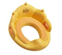 Asientos de inodoro para niños y niñas, asientos de inodoro con asa, protección contra salpicaduras, bordes de goma, almohadilla antideslizante