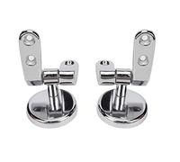 Asientos de Inodoros Bisagras Aleación de Zinc Para La Tapa de Inodoro Tapa de Inodoro Universal Tapa del Asiento de Tapa Fijaciones Con Tornillos Y Para Reparación de Asiento de Inodoro Reemplazo