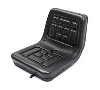 Asientos de tractor cuero PU grueso,asiento tractor cortacésped Con un orificio de escape,Asiento de tractor universal Equipado con rieles deslizantes Asiento de tractor impermeable placa de hierro