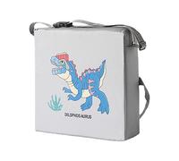 Asientos elevadores - Asiento elevador de PU para niños pequeños | Asiento elevador lavable para comedor, asiento elevador para niños con lindo patrón de dinosaurio, asiento elevador ajustable, trona