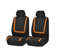 Asientos Fundas Asientos Coche para Ford Mustang Mach-E 2021-2023, Funda Protectora Tela para Cojines Asientos Coche Juego de Fundas Asientos de Coche,I/Orange