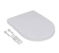 Asientos inodoro con tapas cierre suave 2 uds plástico blanco,Bricolaje,Fontanería,Piezas y herramientas para componentes de fontanería,Accesorios de baño y bidé,Asientos de inodoros y bidés-275928