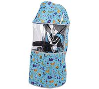 Asientos traseros para niños en bicicleta Toldo grande, cubierta de protección solar impermeable para asiento de bicicleta universal (Color : A)