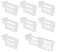 Asignador de espacio del refrigerador,8PCS separador de la puerta del refrigerador separador transparente del refrigerador de refrigerador asignator de espacio,para la puerta lateral del refrigerador