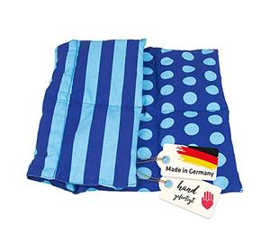 ASIGO® Cojín Térmico con Semillas de Trigo para Calentar en Microondas u Horno | Ideal para Aliviar el Dolor Cervicales, Articular, Espalda | Almohada para Cuello | 8 Celdas - 45x29cm - 100% Algodón