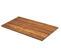 AsinoX TEK4H8120 - Tarima de ducha y baño flexible, madera de teca