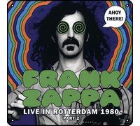 ASIOADWNA Frank Zappa - Letreros metálicos con texto en inglés "Ahoy There Part 2: Live In Rotterdam 1980: Ahoy, Rotterdam, 24 de marzo, decoración de pared de música rock, para hombre, cueva