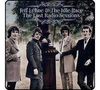 ASIOADWNA Letrero de metal con texto en inglés "Jeff Lynne & The Idle Race - The Lost Radio Sessions - Cartel de metal vintage con música rock para decoración de pared, cueva de hombre, gimnasio