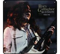 ASIOADWNA Rory Gallagher - Festival al aire libre de 1982, volumen 1: grabación de transmisión de Loreley Alemania, letreros de metal vintage de música rock, decoración de pared, letrero de lata para