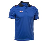 Asioka 108/17 Polo Técnico Combinado de Manga Corta, Unisex Adulto, Royal, L
